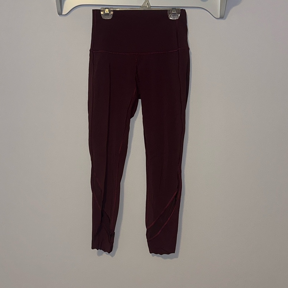 Lululemon Wunder Under High-Rise Crop 23" Scallop Full-On Luxtreme